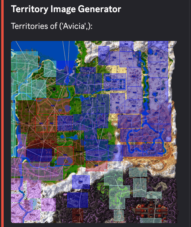 Territory Image Generator - Discord Bot Map Generation